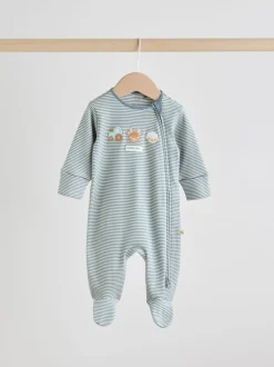 Mineraalkleurig - Verpakking van 4 Hamish-babypyjama's (0-2jr)