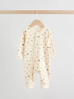Mineraalkleurig - Woodland baby-slaappakjes 3 set (0mnd-3jr)