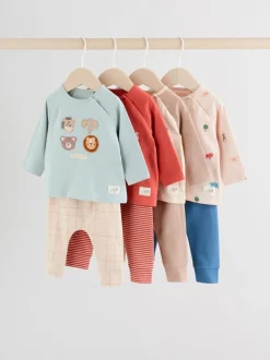 Mineral Little Cub - 8-delige babyset van tops en legging (0 mnd - 2 jr)