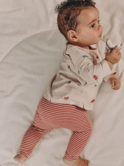 Mineral Little Cub - 8-delige babyset van tops en legging (0 mnd - 2 jr)