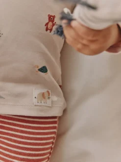 Mineral Little Cub - 8-delige babyset van tops en legging (0 mnd - 2 jr)