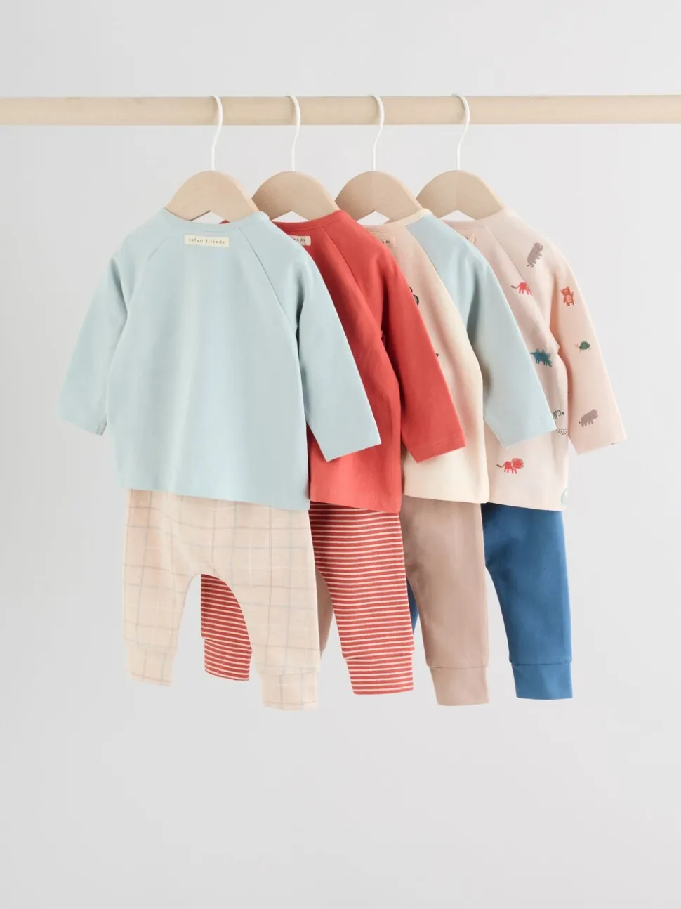 Mineral Little Cub - 8-delige babyset van tops en legging (0 mnd - 2 jr)