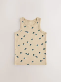 Mini-safariprint - 100% katoenen hemden set van 5 (1.5 - 8 jr)