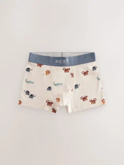 Mini-safariprint - Junior karakter trunks 5 verpakking (1,5-16jr)