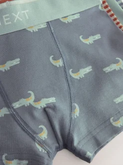 Mini-safariprint - Junior karakter trunks 5 verpakking (1,5-16jr)