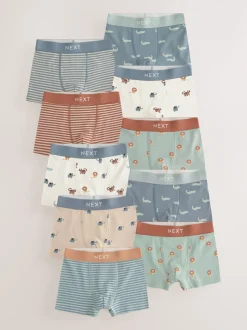 Mini-safariprint - Verpakking van 10 trunks (1,5-16jr)