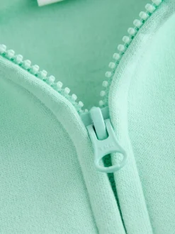 Mintgroen - Hoodie met ritssluiting (3 mnd-7 jr)