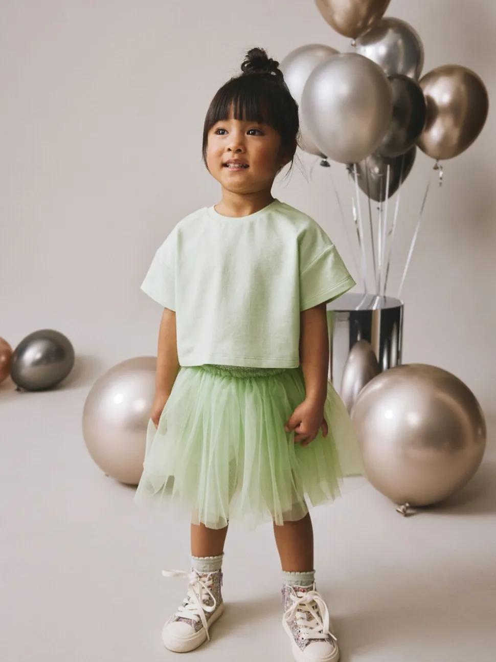 Mintgroen - Set van top en tutu-rok (3mnd-7jr)