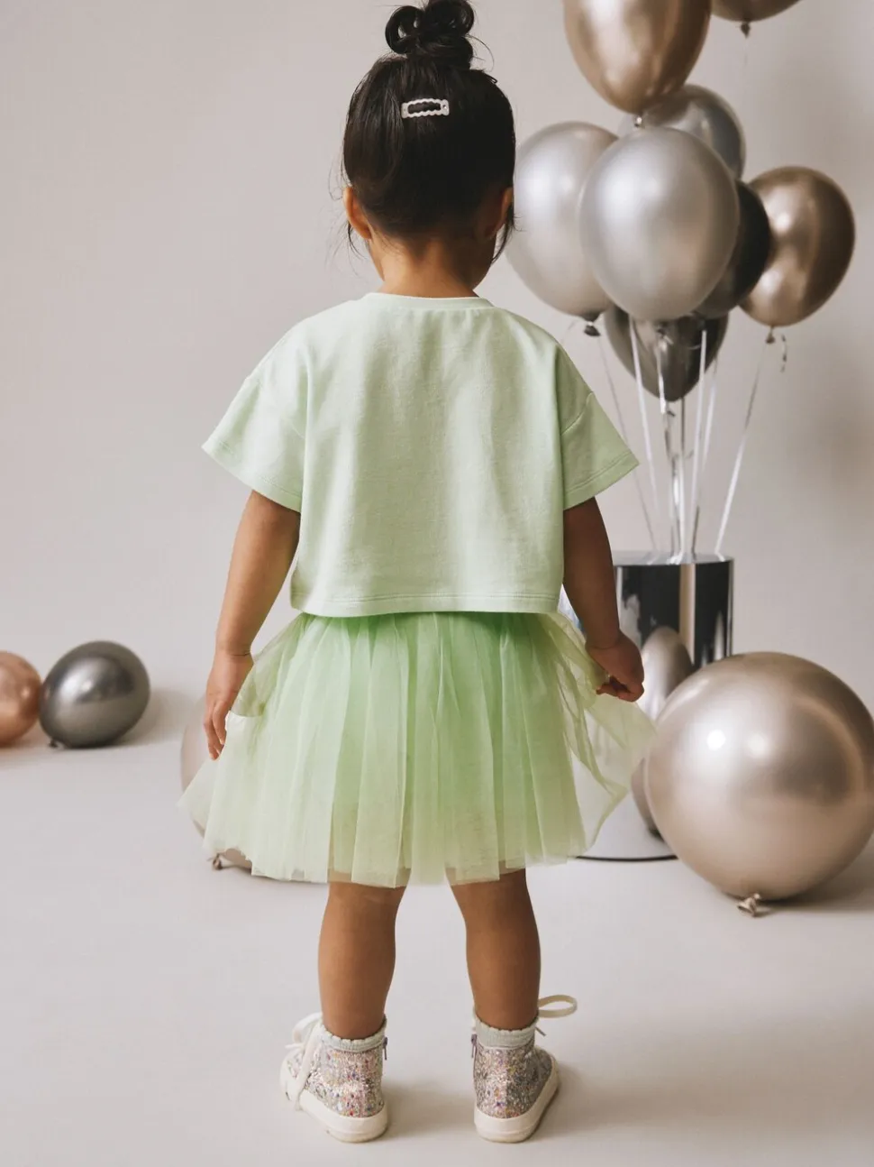 Mintgroen - Set van top en tutu-rok (3mnd-7jr)