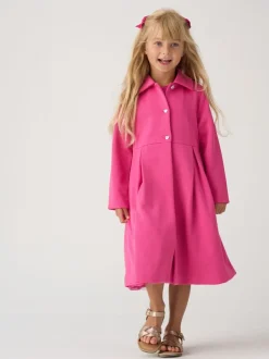 Miss Pink Jacquard Bows Jacket and Sequin Dress Set