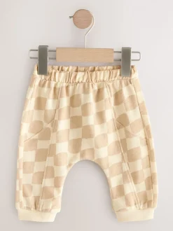Mono dambordmotief - Joggingbroeken Baby 3 Stuks (0mnd-2jr)