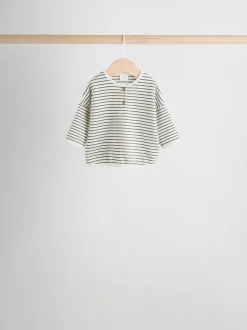 Mono Streep - Baby T-shirts met lange mouwen 4 stuks (0mnd-2jr)
