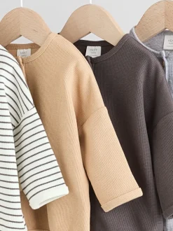 Mono Streep - Baby T-shirts met lange mouwen 4 stuks (0mnd-2jr)