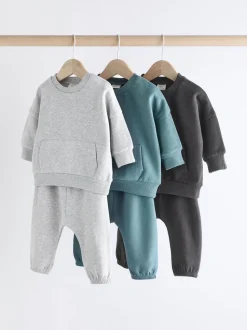 Monochroom - Baby Sweatshirt en Joggingbroeken Set 6 stuks (0mnd-3jaar)