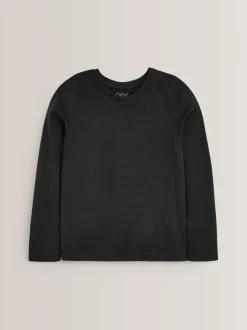 Monochroom - Verpakking van 3 basis T-shirts met lange mouwen (3-16jr)