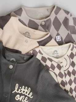 Monochroom - Verpakking van 4 babypyjama's (0 mnd-3 jr)