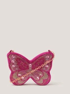 Monsoon Butterfly Embellished Bag