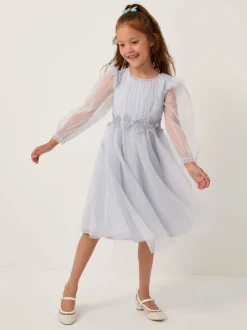 Monsoon Dahlia Bow Embellished Tulle Party Dress