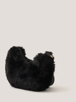Monsoon Fluffy Cat Cross-Body Bag