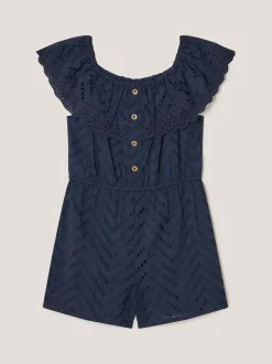 Monsoon Frilly Broderie Playsuit