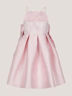 Monsoon Juniper Satin Lace Bow Bridesmaid Dress