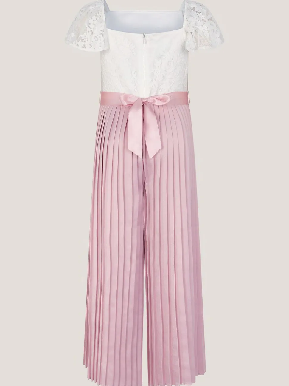 Monsoon Lace Pleated Jumpsuit