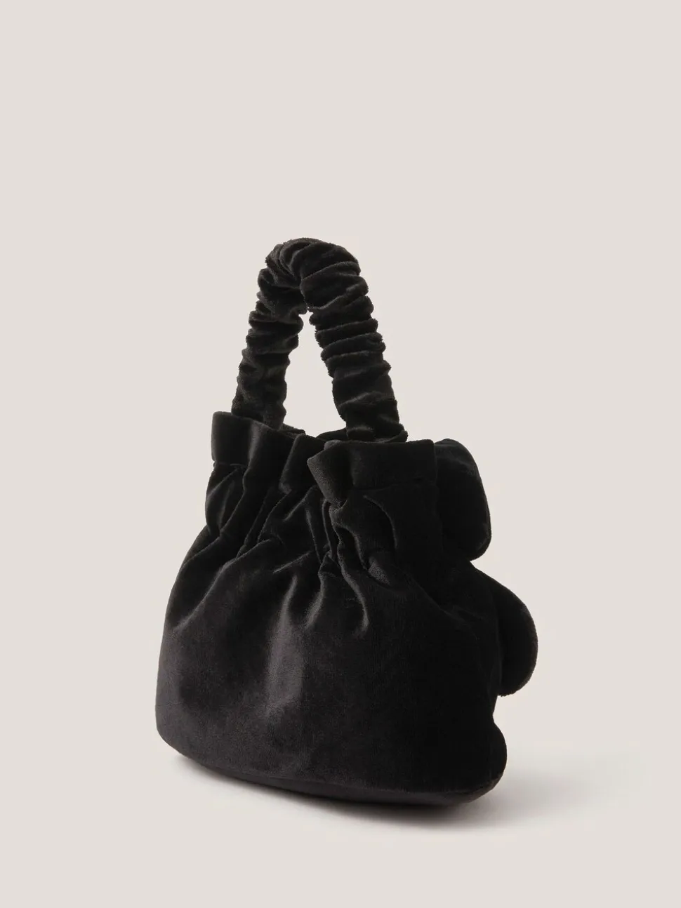 Monsoon Pearl Bow Velvet Bag