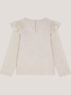 Monsoon Sequin Heart Butterfly Long Sleeve Top