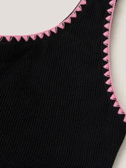 Monsoon Stitch Cut Out Swimsuit