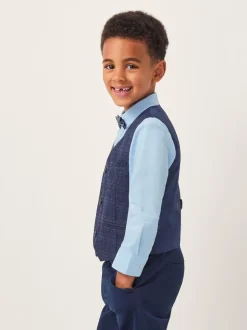 Monsoon Three-Piece Oliver Check Waistcoat & Shirt Set