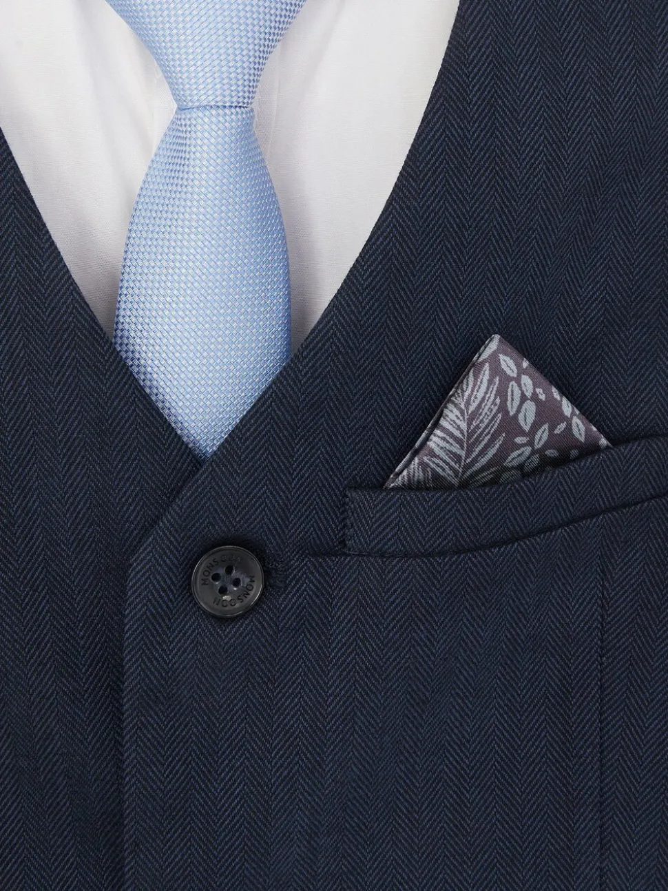 Monsoon Three-Piece Oliver Check Waistcoat & Shirt Set