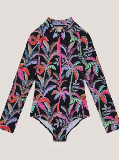 Monsoon Tropical UPF50+ Long Sleeve Swimsuit
