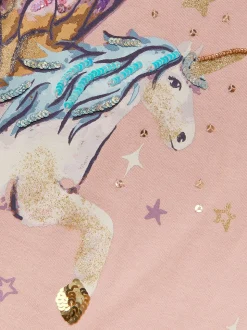 Monsoon Unicorn Embellished Long Sleeve Top