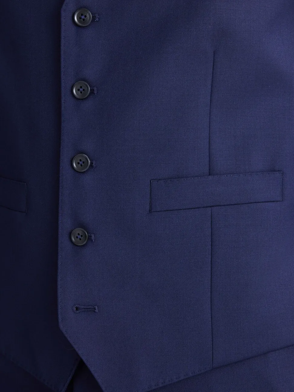 MOSS Getailleerd twill-kostuumvest