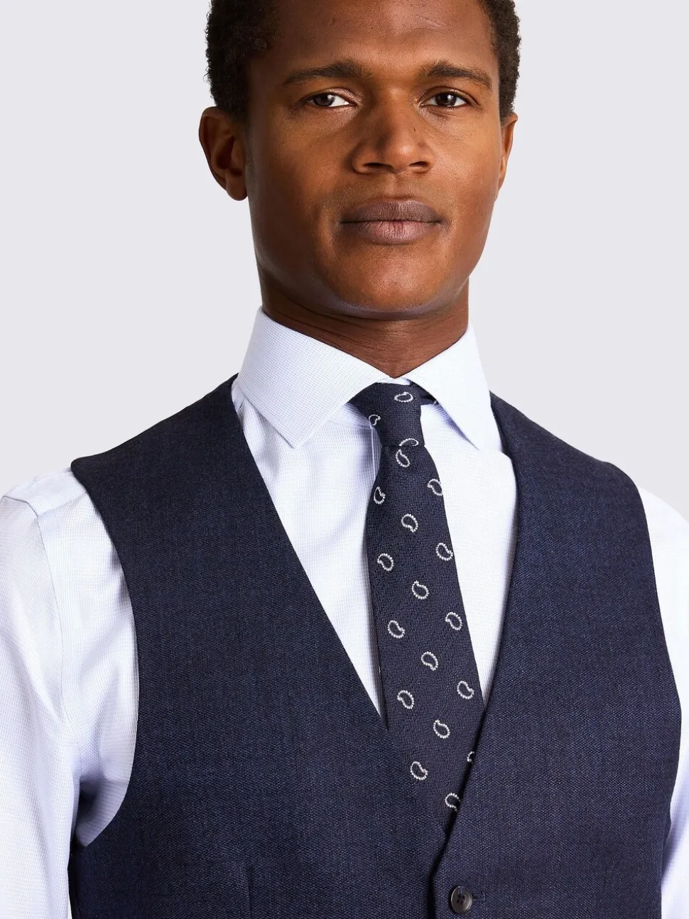 MOSS Slim Twisted Suit Waistcoat