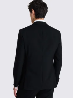 MOSS Slim Wool Notch Lapel Tuxedo Suit Jacket