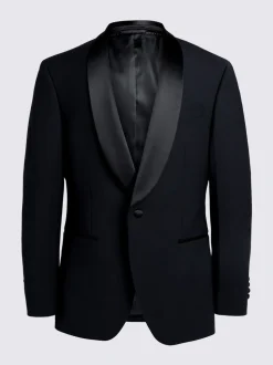 MOSS Tailored Fit smokingjas met sjaalkraag