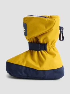 Mosterdgeel - Jojo Maman Bébé - Waterdichte babylaarsjes met fleece voering