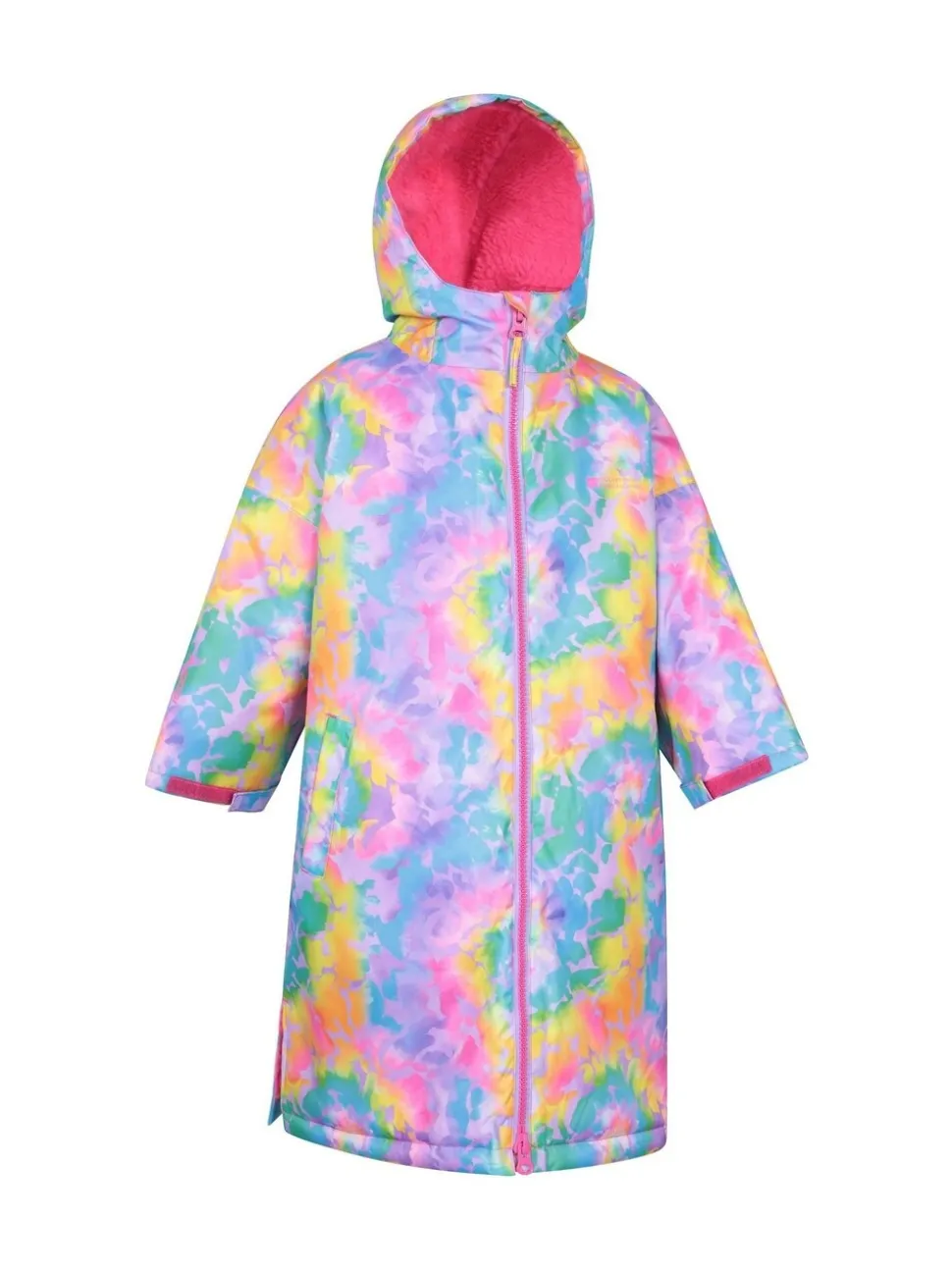 Mountain Warehouse Tidal bedrukte waterdichte omkleedjas voor kinderen