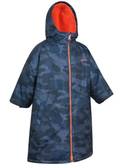 Mountain Warehouse Tidal bedrukte waterdichte omkleedjas voor kinderen