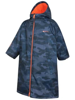 Mountain Warehouse Tidal bedrukte waterdichte omkleedjas voor kinderen