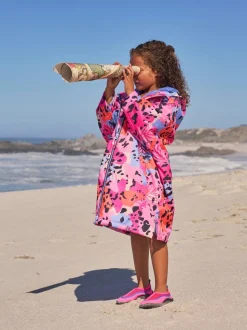 Mountain Warehouse Tidal bedrukte waterdichte omkleedjas voor kinderen