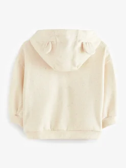 Moutkleurig - Hoodie met ritssluiting (3 mnd-7 jr)