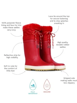 Muddy Puddles Fleece Lined Puddleflex Wellies