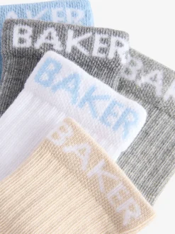 Multi - Baker by Ted Baker babysokken verpakking van 5