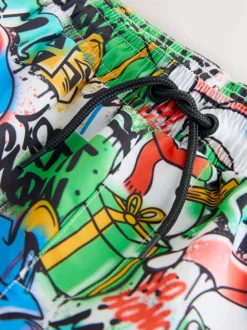 Multi - Christmas Swim Shorts (3-16yrs)
