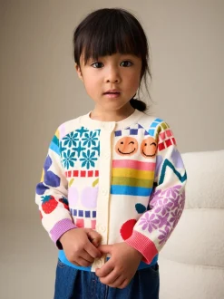 Multi - Fun Printed Cardigan (3mths-7yrs)