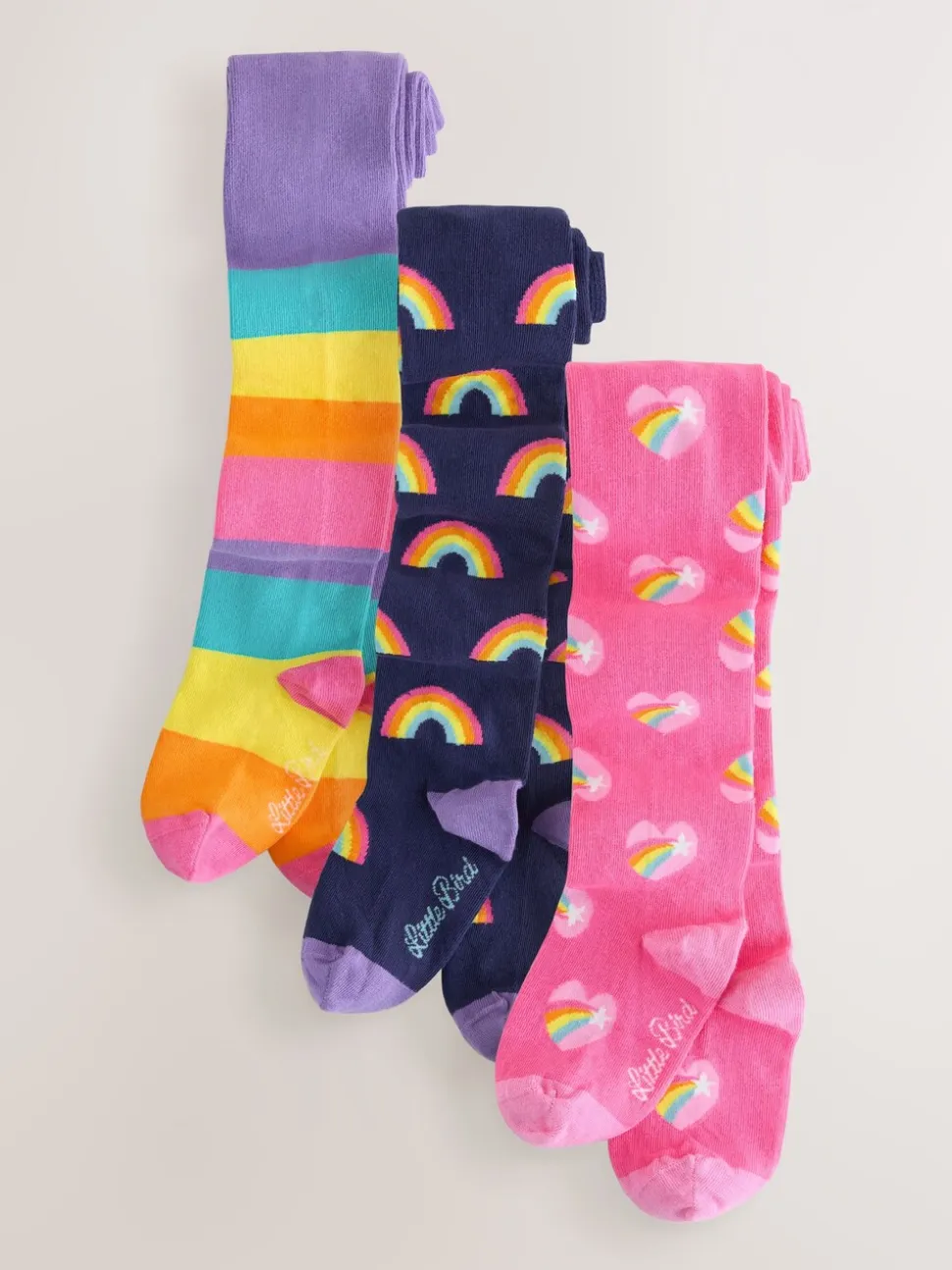 Multi - Little Bird by Jools Oliver Tights 3 Pack