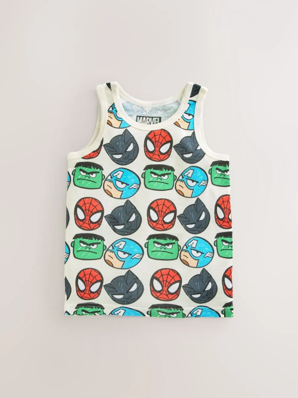 Multi - Marvel 100% katoenen vests 3 pack (1,5-12jaar)