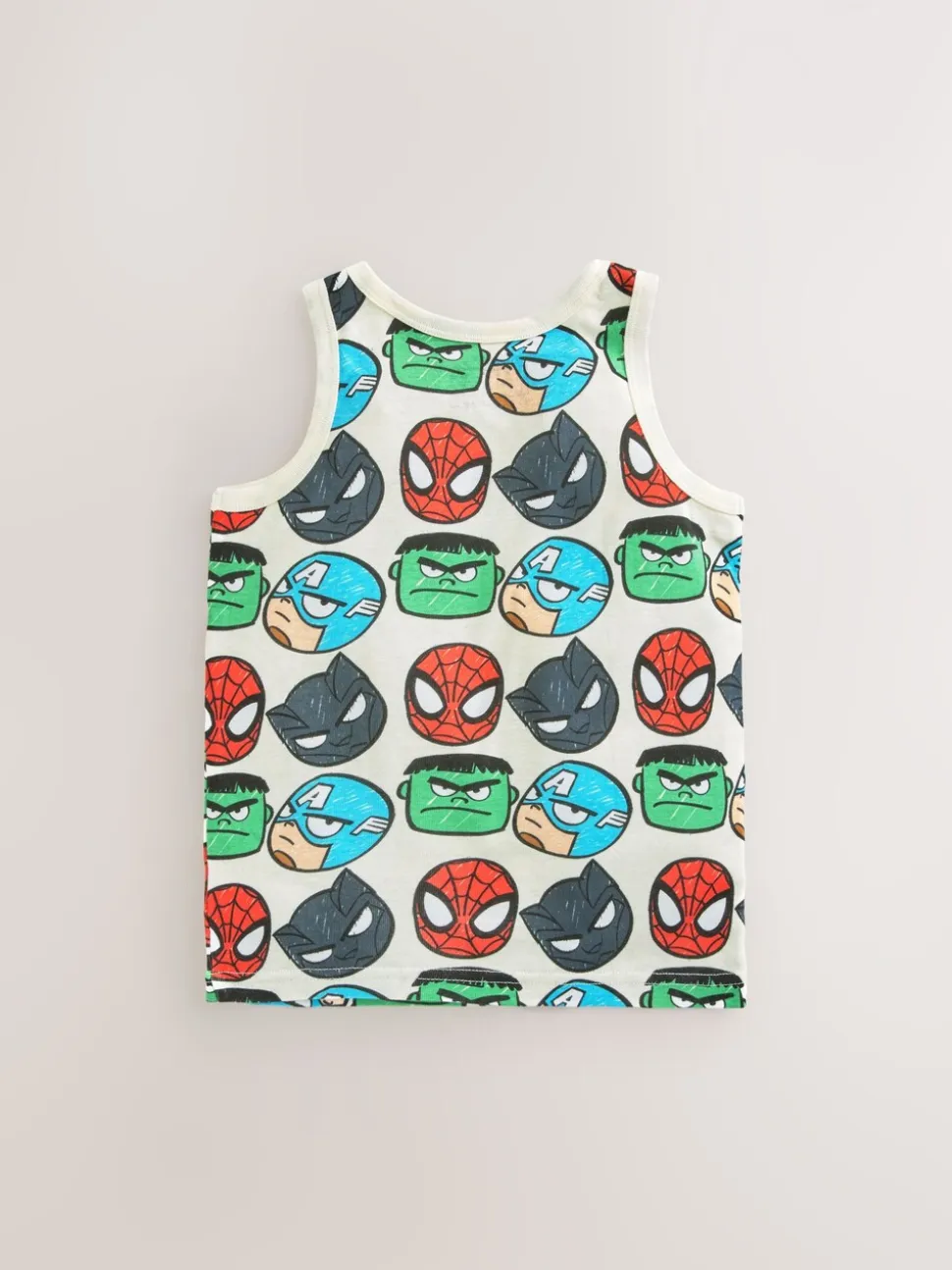 Multi - Marvel 100% katoenen vests 3 pack (1,5-12jaar)